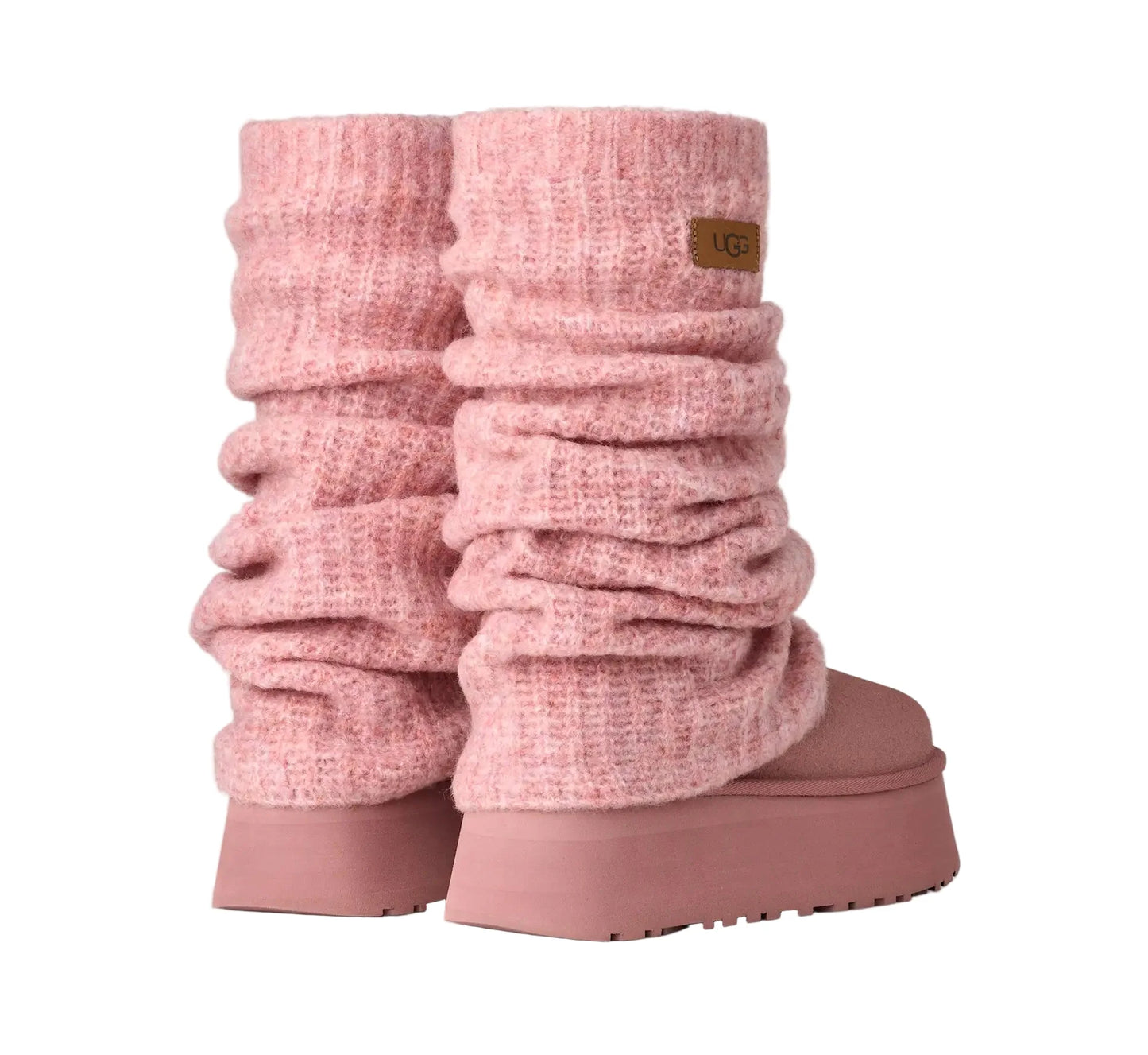 UGG Classic Mini Dipper Legwarmer Boot Pink Dawn (Women's) - Lucid Soles