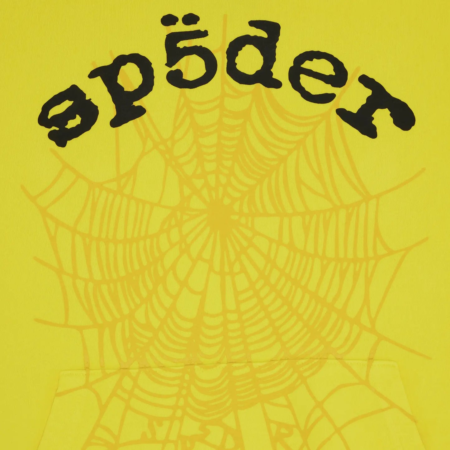 Sp5der Legacy Web Hoodie (Yellow)