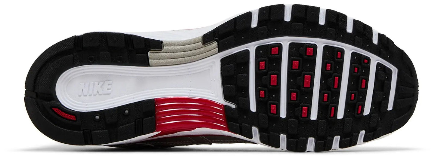Nike P - 6000 (Metallic Silver Gym Red) - Lucid Soles
