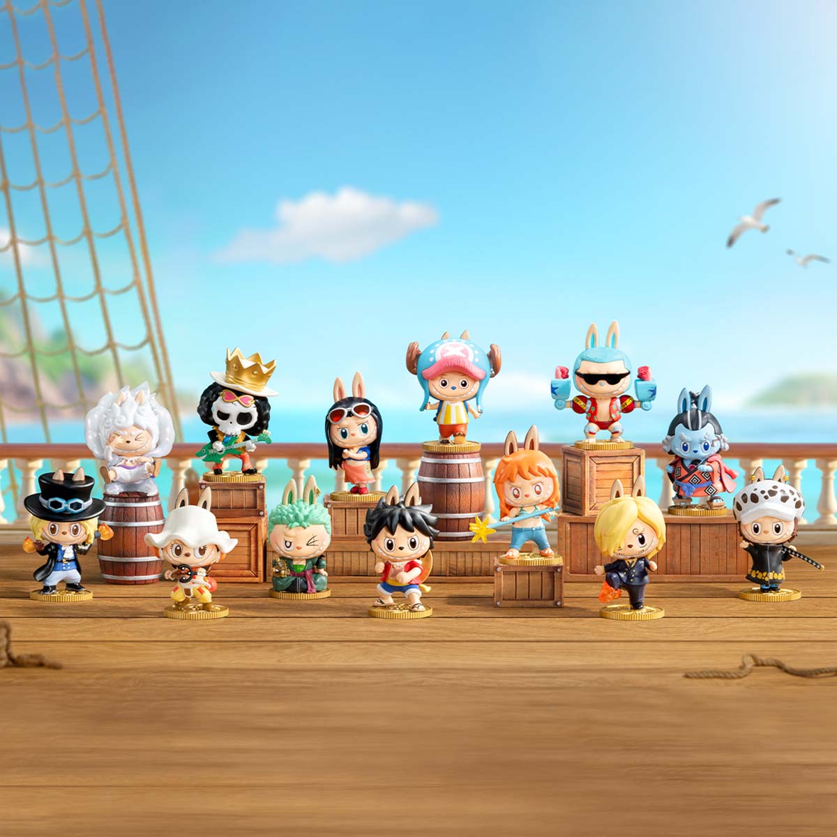 Pop Mart Labubu The Monsters x One Piece Series (Single Blind Box)