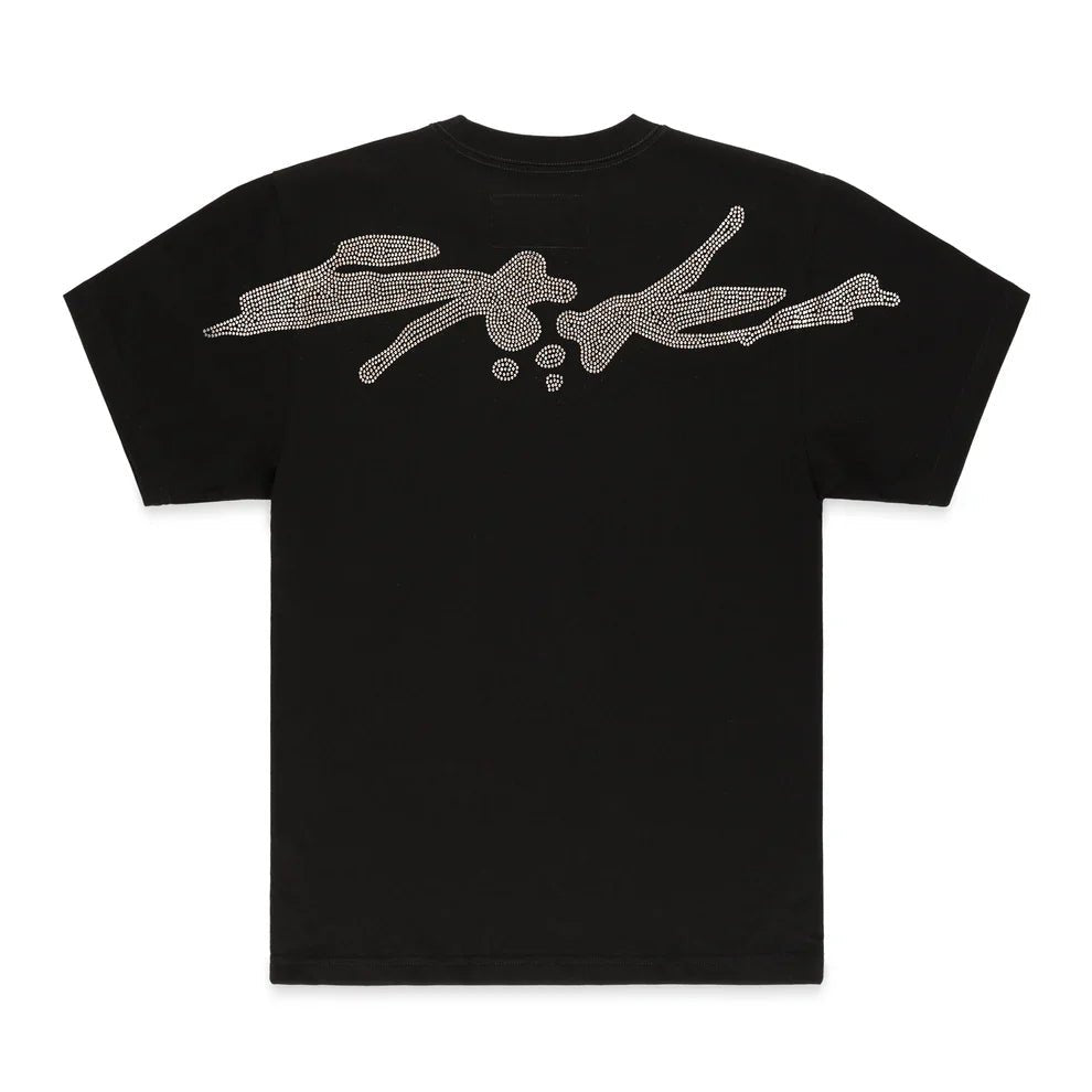 Sp5der TM Phantom Rhinestone Tee (Black) - Lucid Soles