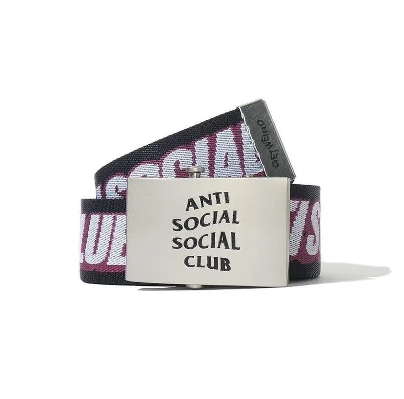 Anti Social Social Club “Get Weird” Black Belt - Lucid Soles