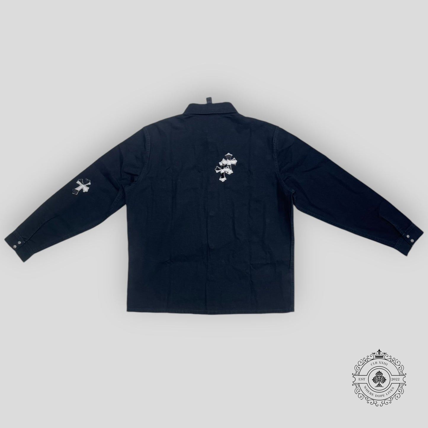 Chrome Hearts Zebra Cross Workdog Jacket - Lucid Soles