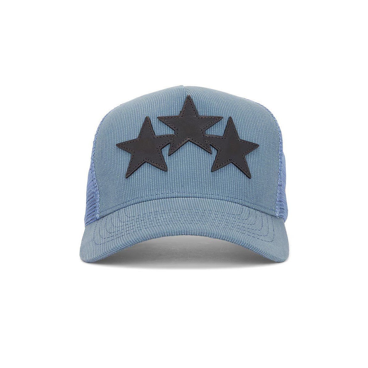 Amiri 3 star trucker hat blue black star - Lucid Soles