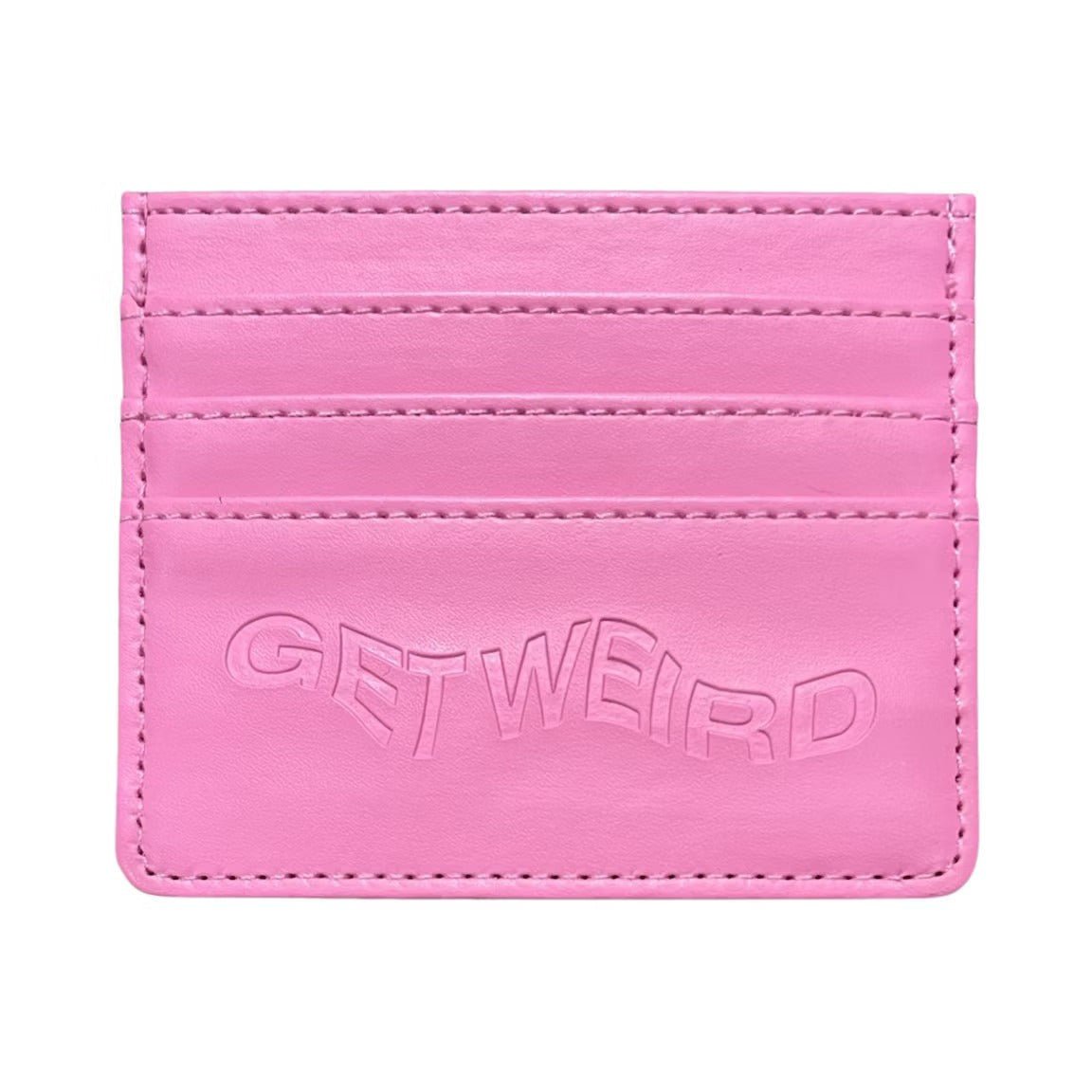Anti Social Social Club Get Weird Card Holder Pink - Lucid Soles