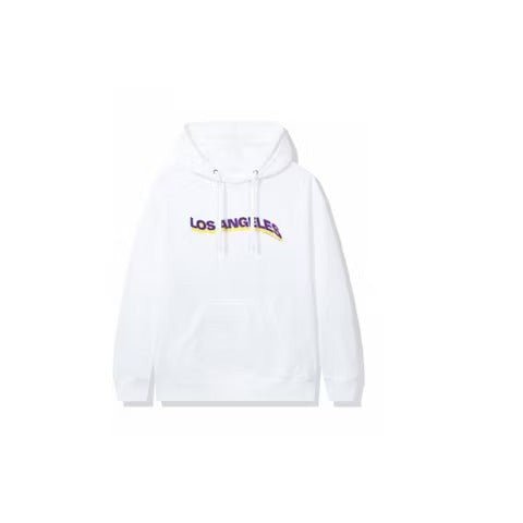 Anti Social Social Club Los Angeles Hoodie White - Lucid Soles