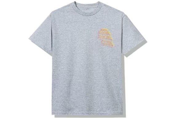 Anti Social Social Club Neon Lights And A Lot Of Rain T-shirt Heather Grey - Lucid Soles