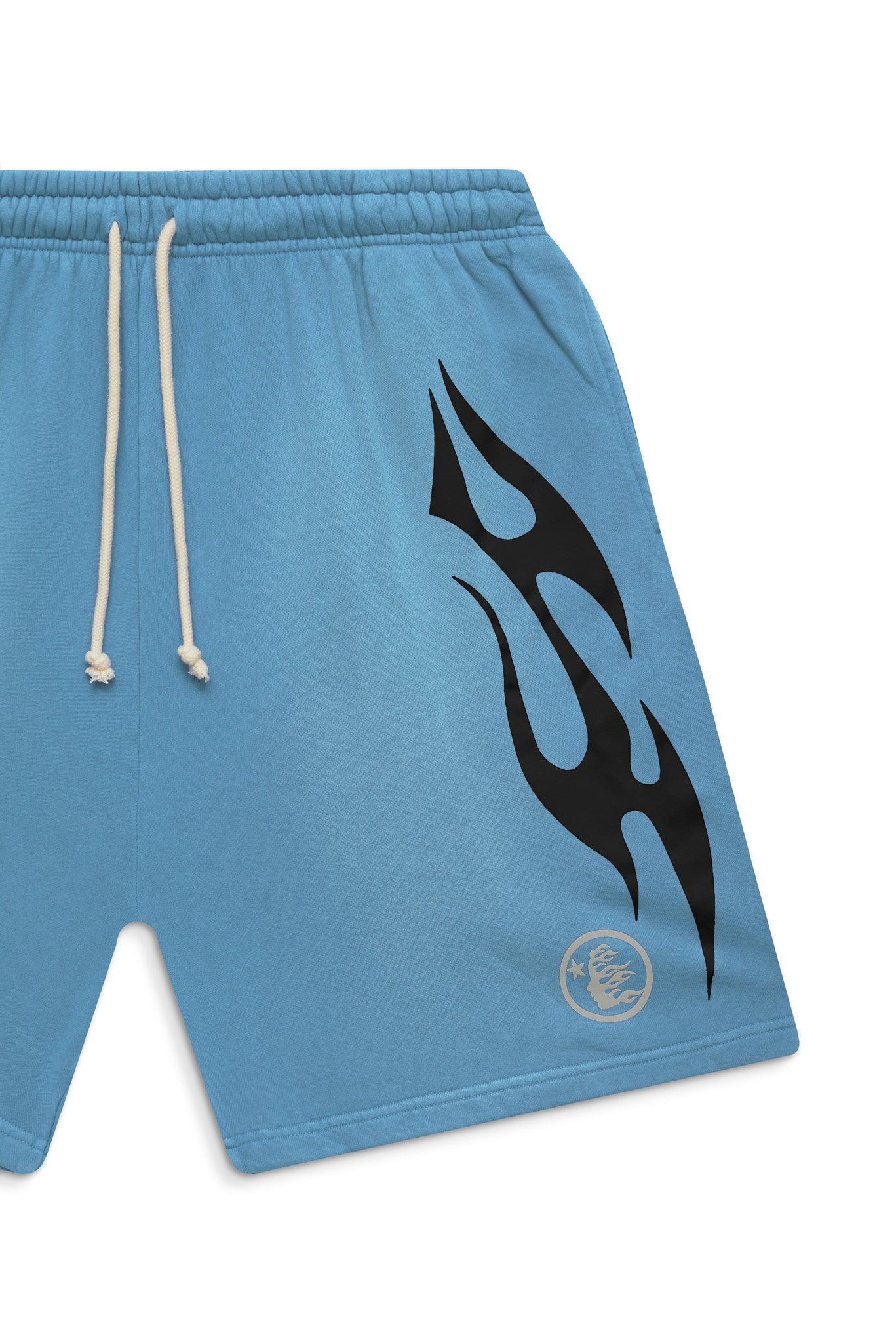 Hellstar Studios Flame Shorts (Blue)