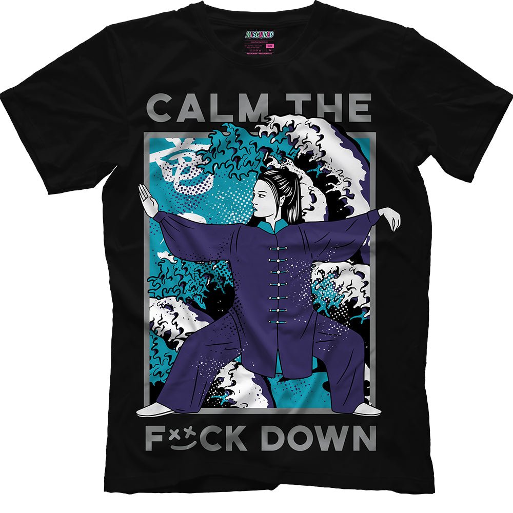 Calm TF Down (Air Jordan 8 Aqua) T-Shirt - Lucid Soles