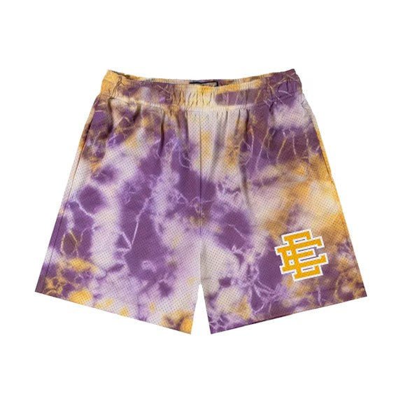 Eric Emanuel EE Basic Short Purple Tie Dye/Yellow - Lucid Soles