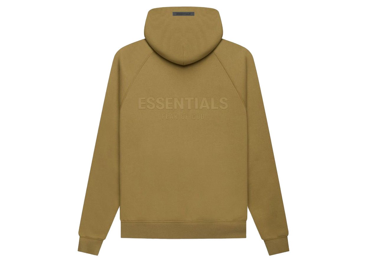 Fear of God Essentials Pullover Hoodie Amber - Lucid Soles
