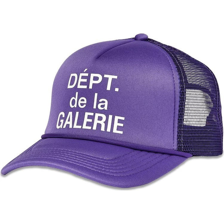 DÉPT. de la Galerie Gallery Purple trucker Cap - Lucid Soles