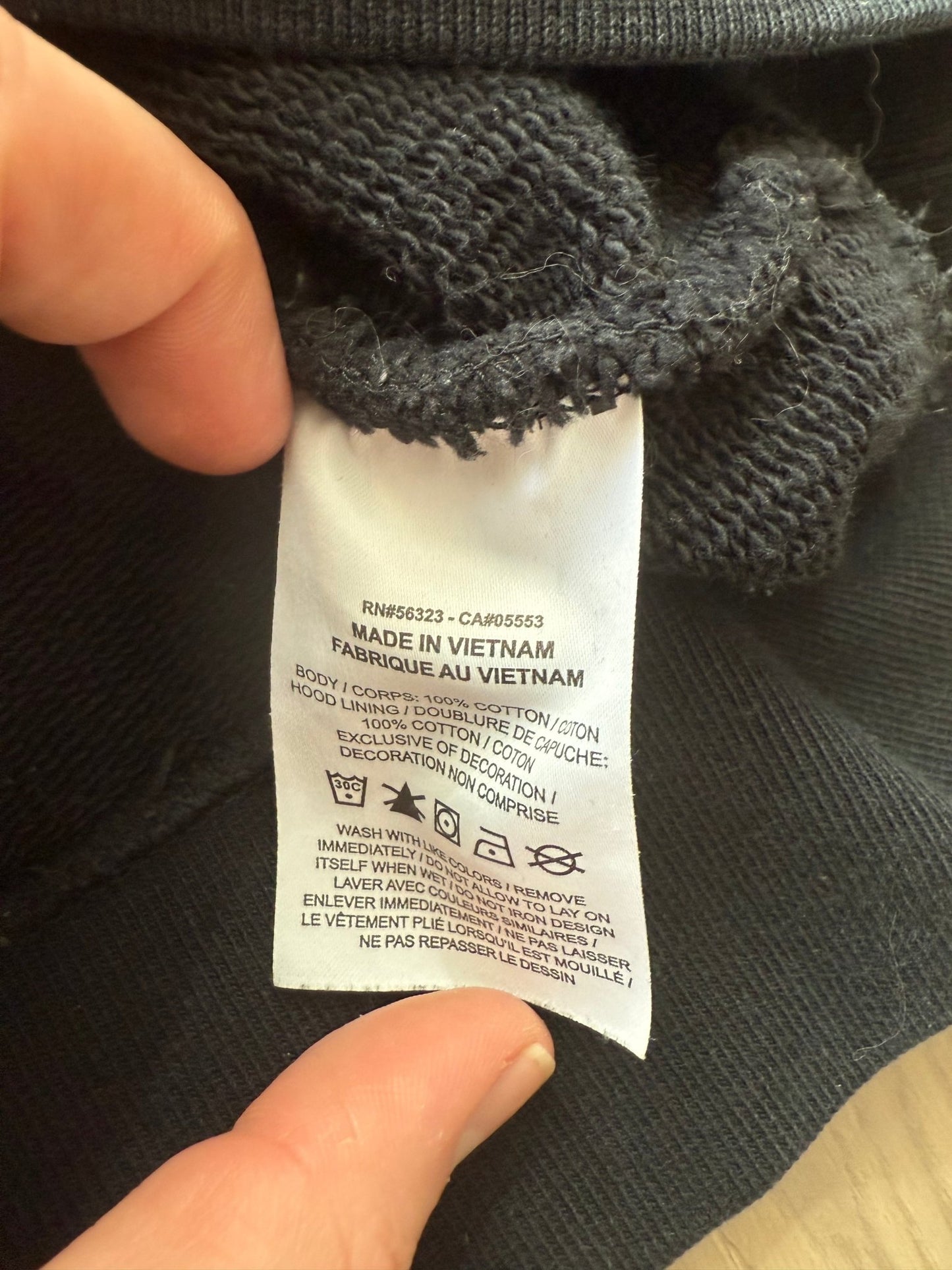 Air Jordan x Travis Scott x Fragment Hoodie Black (Used) - Lucid Soles