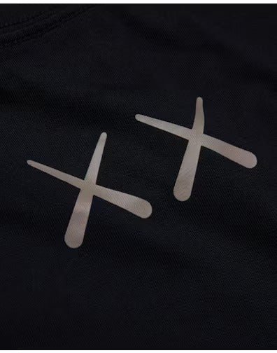 Black Kaws UT (Short Sleeve Graphic T-Shirt) - Lucid Soles