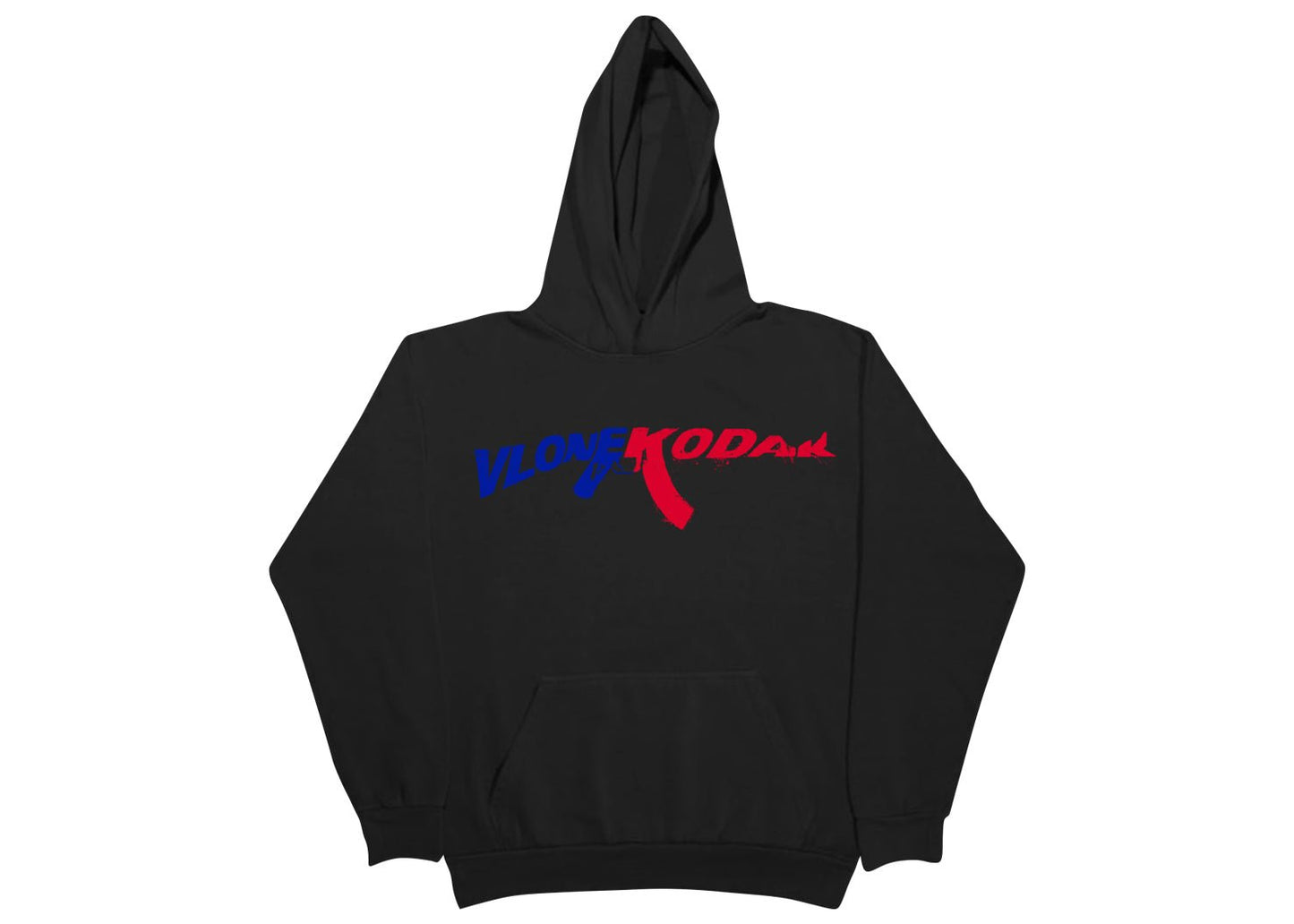 Kodak Black x Vlone 47 Hoodie Black - Lucid Soles