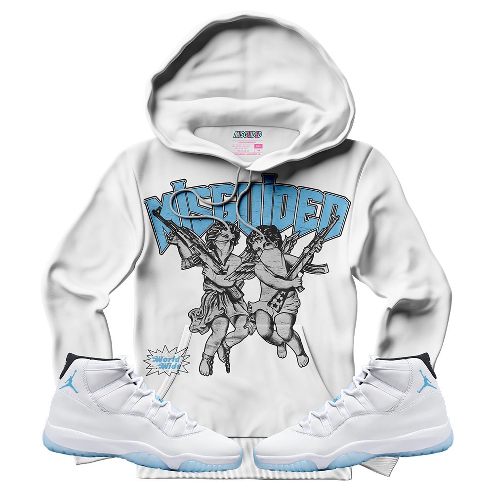 Misguided Rich Club (Air Jordan 11 Legend Blue) Hoodie - Lucid Soles