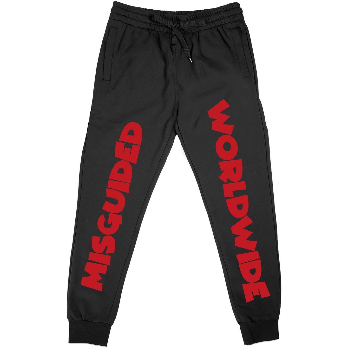 Misguided Worldwide (Air Jordan 12 Flu Game) Joggers - Lucid Soles
