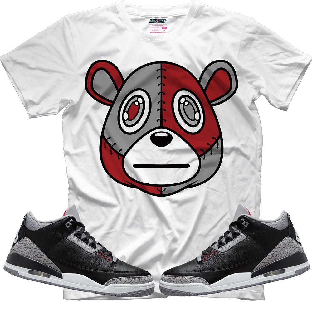 Misguided (Air Jordan 3 Black Cement) T-Shirt - Lucid Soles