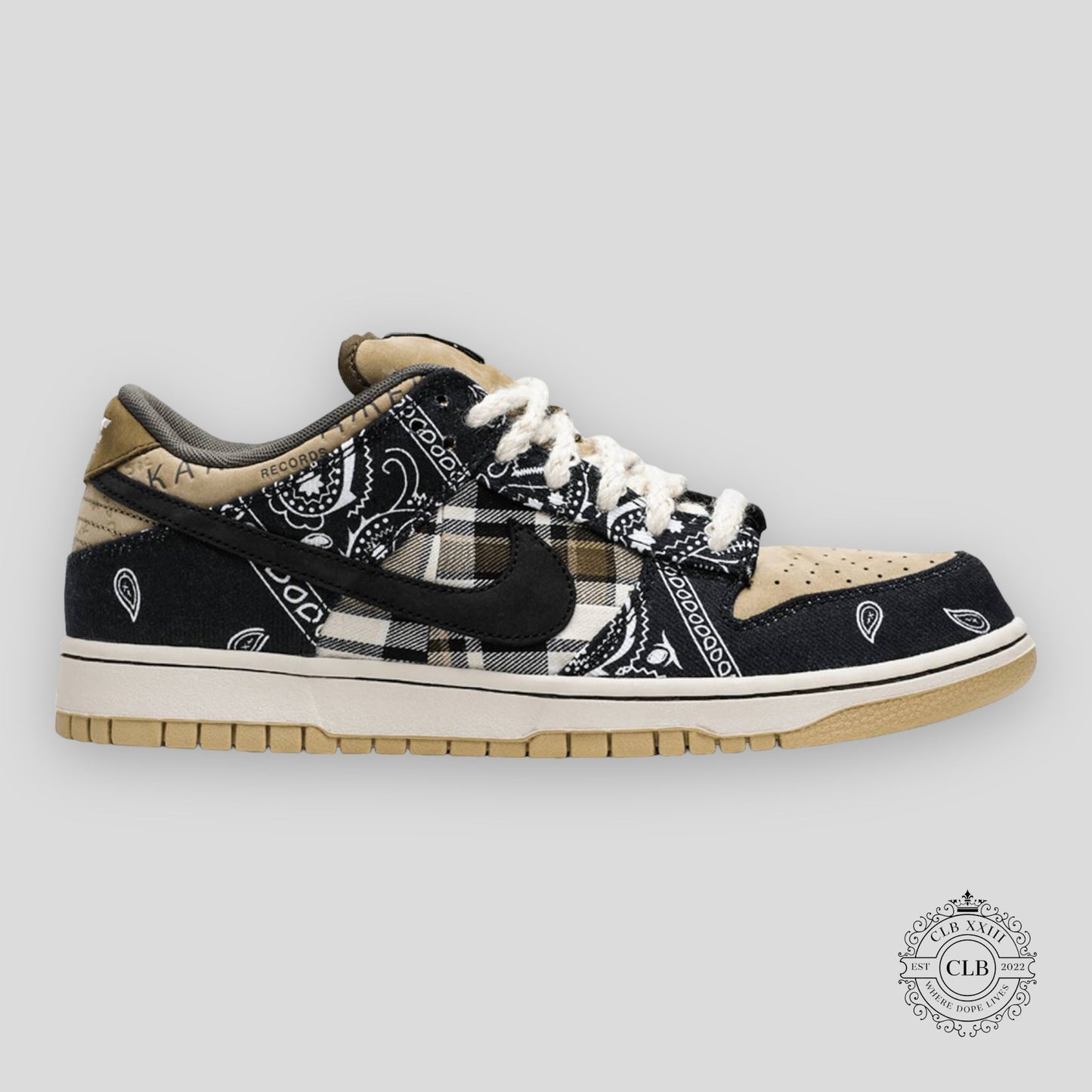 NIKE SB DUNK LOW X TRAVIS SCOTT - Lucid Soles