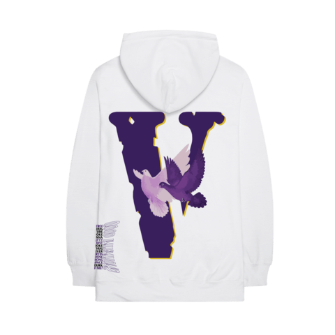 Nav x Vlone Doves Hoodie White - Lucid Soles