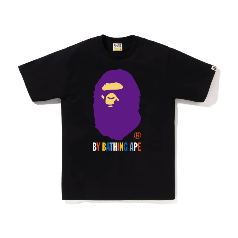BAPE COLORS BY BATHING APE TEE (BLACK) - Lucid Soles
