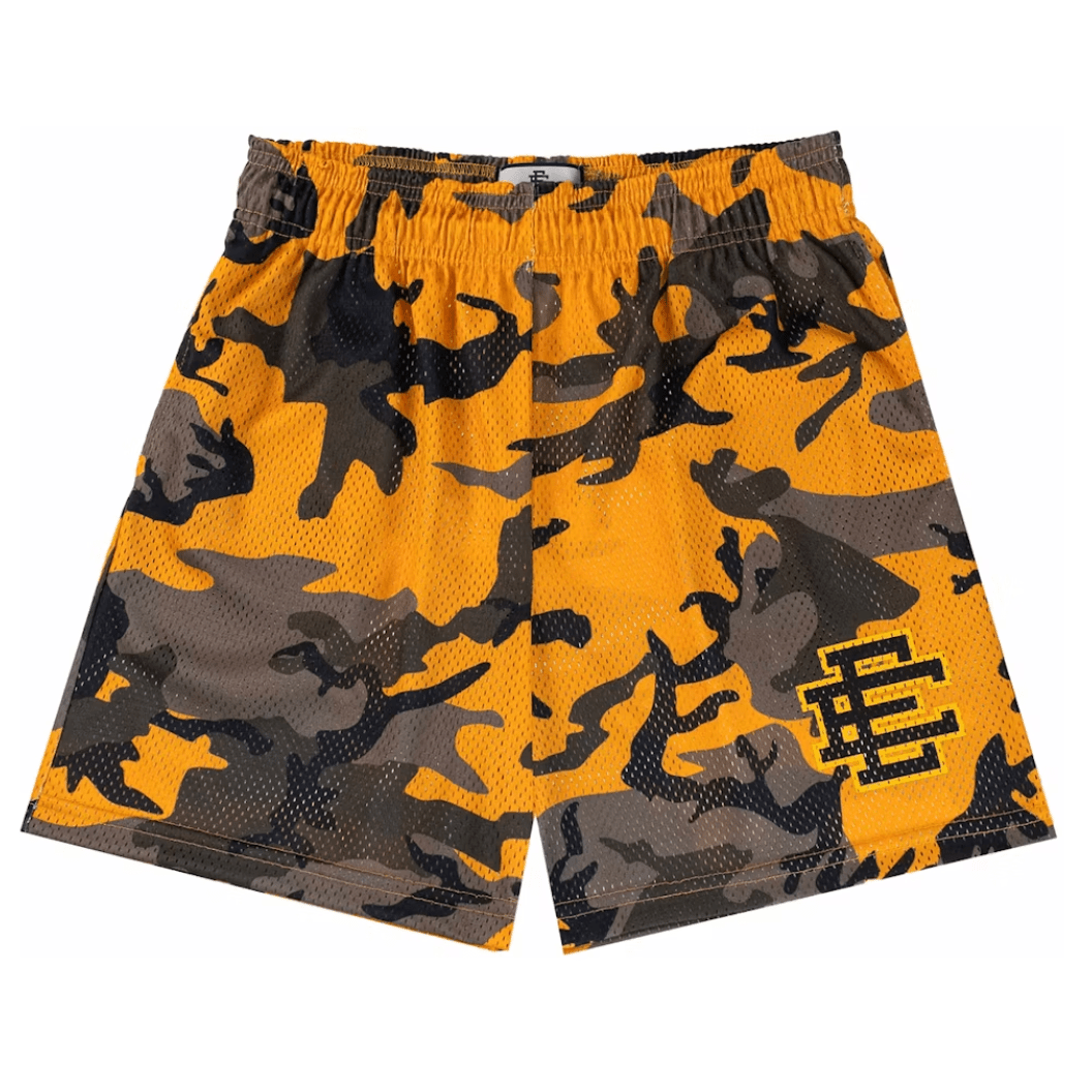 Eric Emanuel EE Basic Short Yellow/Black Camo - Lucid Soles