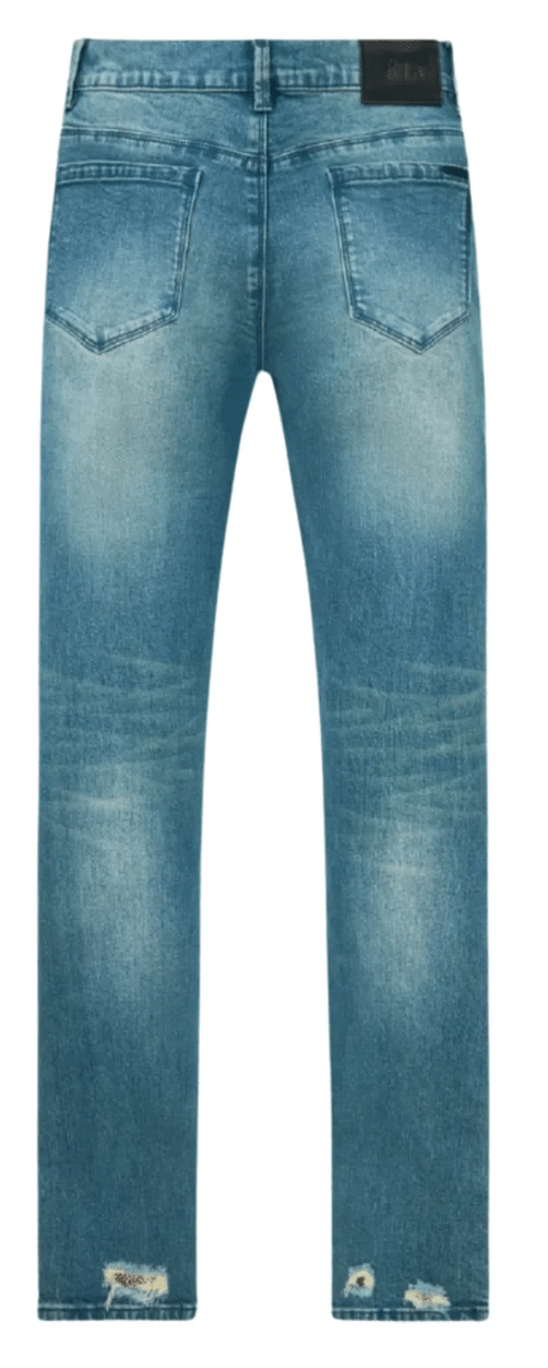 RTA Bryant Jean (Blue Distressed Snake) - Lucid Soles