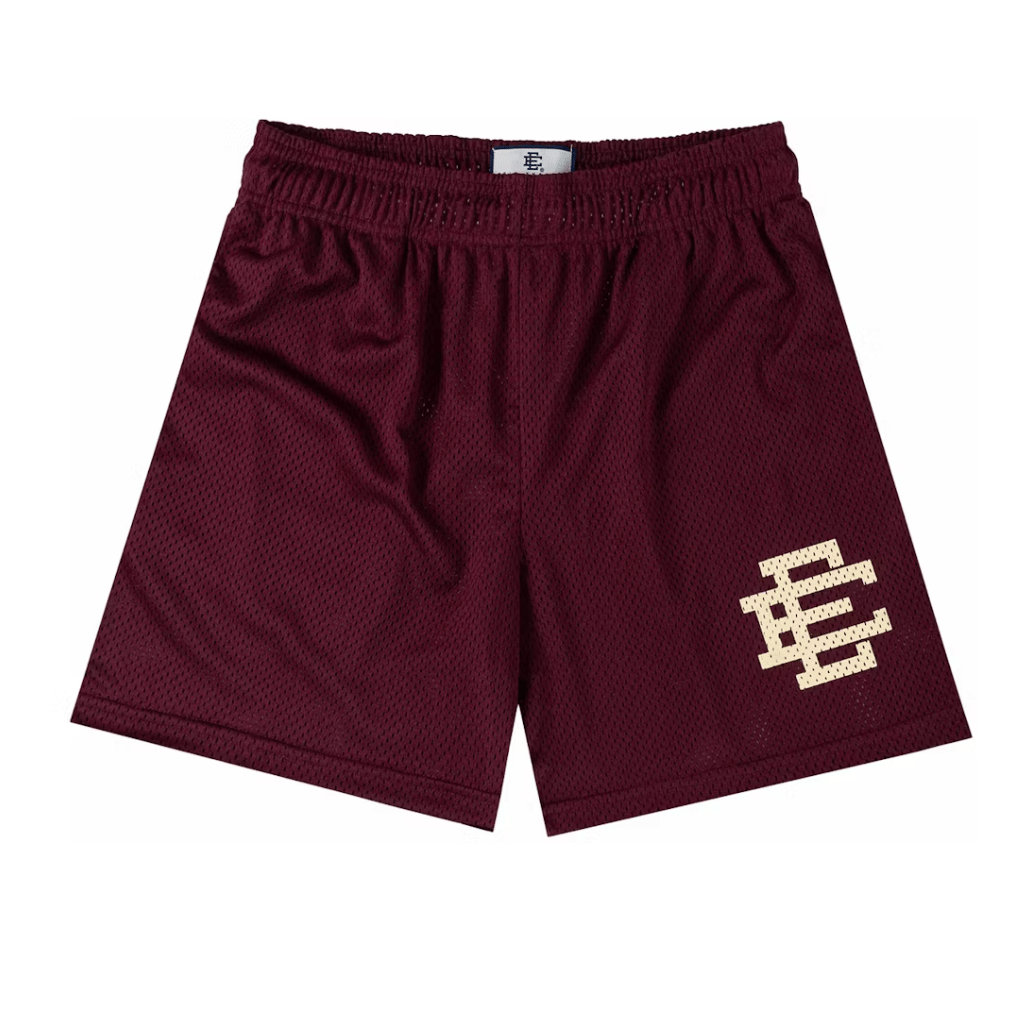 Eric Emanuel EE Basic Short Maroon/Off White - Lucid Soles