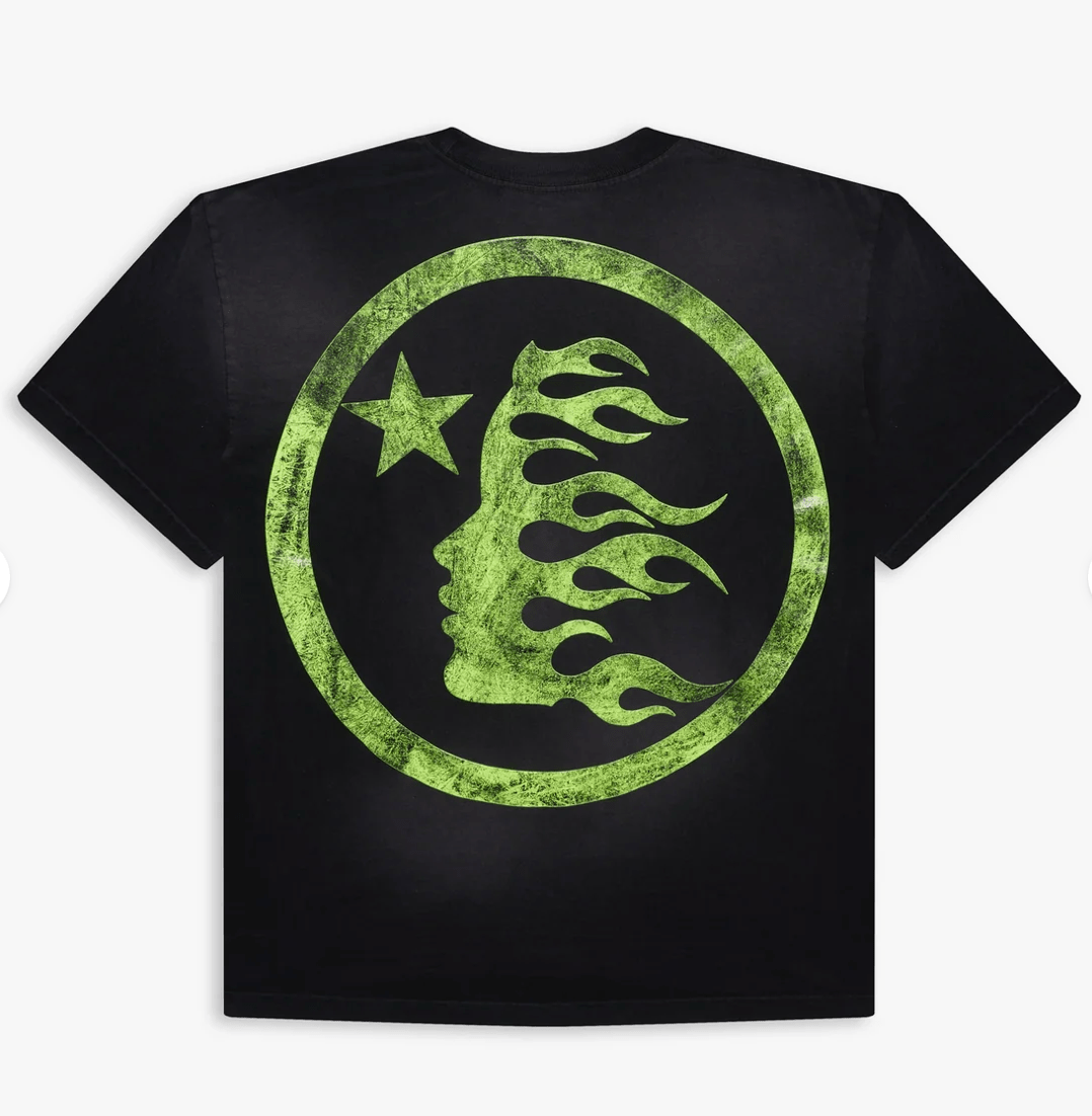 Hellstar Classic Logo Tee Green/Grass - Lucid Soles