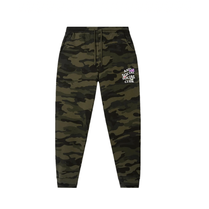 Anti Social Social Club Shell Shock Sweatpants 'Camo' - Lucid Soles