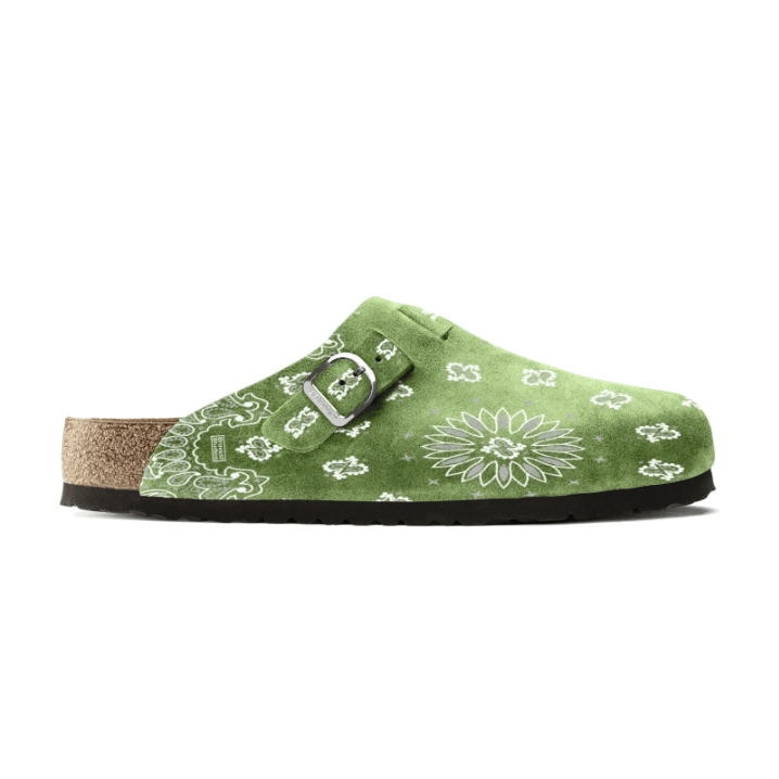 Bravest Studios Olive Paisley Clogs - Lucid Soles