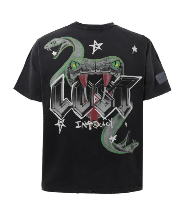 Lost Intricacy Medusa Tee (Black) - Lucid Soles