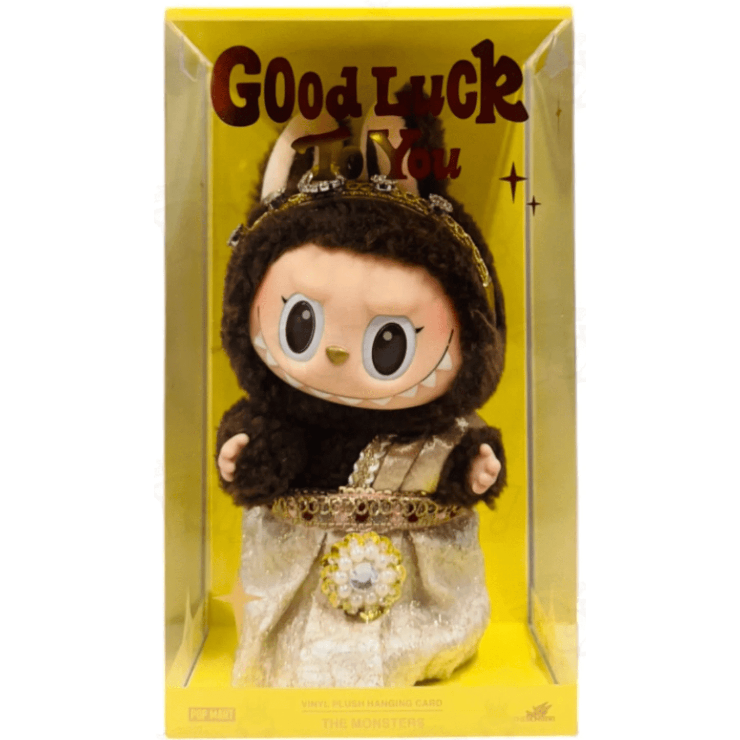 THE MONSTERS LABUBU GOOD LUCK TO YOU - Vinyl Plush Hanging Card - Lucid Soles