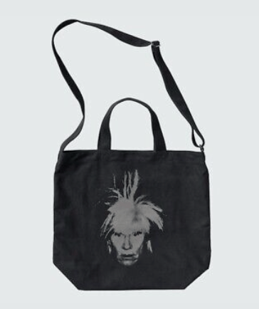 KAWS x Uniqlo Warhol 2Way Tote Bag Black - Lucid Soles