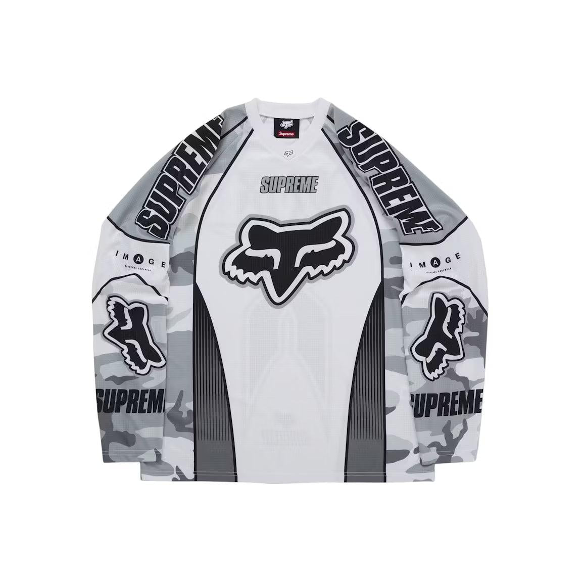 Supreme Fox Racing DMX Jersey White - Lucid Soles