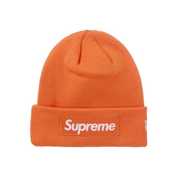 Supreme New Era Box Logo Beanie (FW24) Dark Orange - Lucid Soles