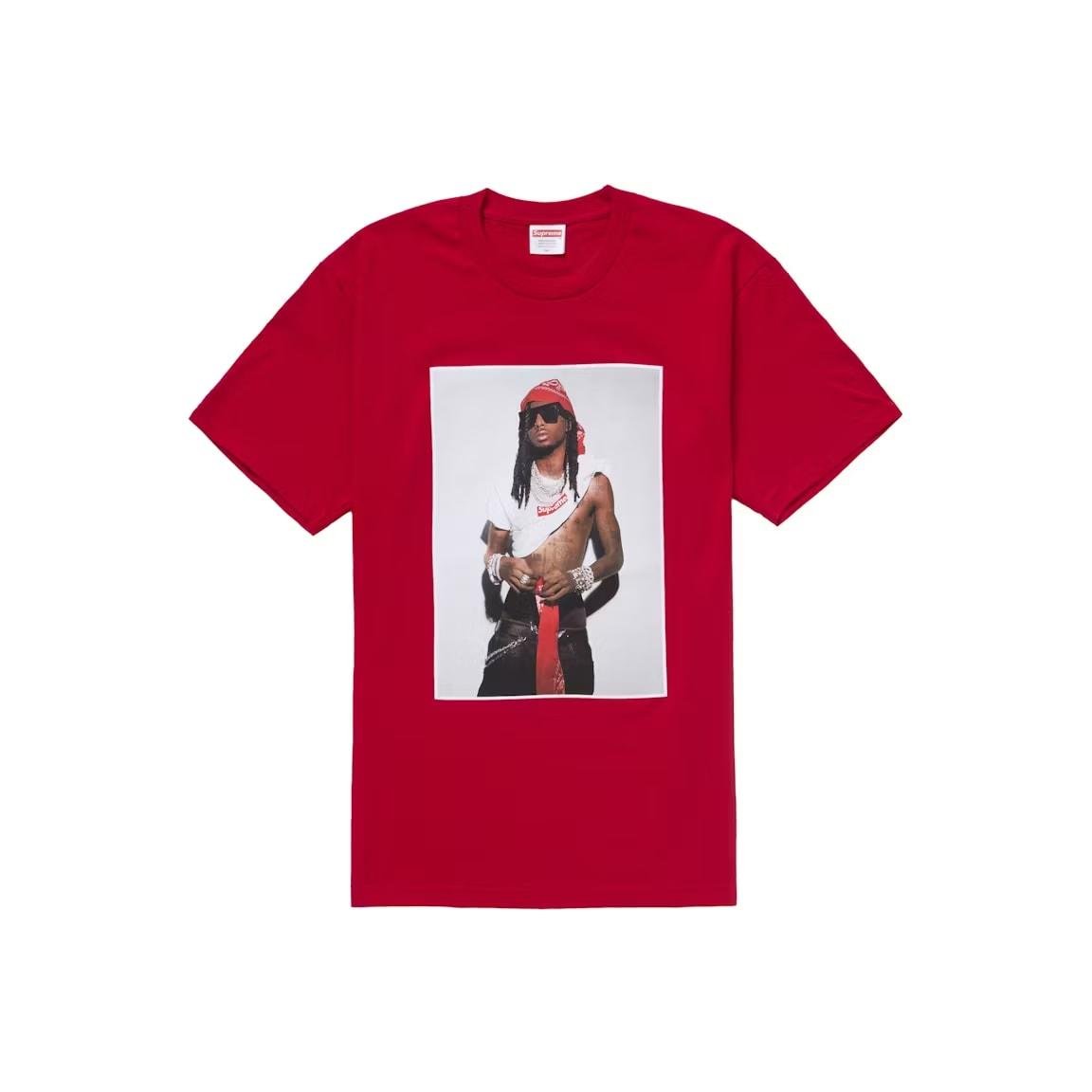 Supreme Playboi Carti Tee Red - Lucid Soles