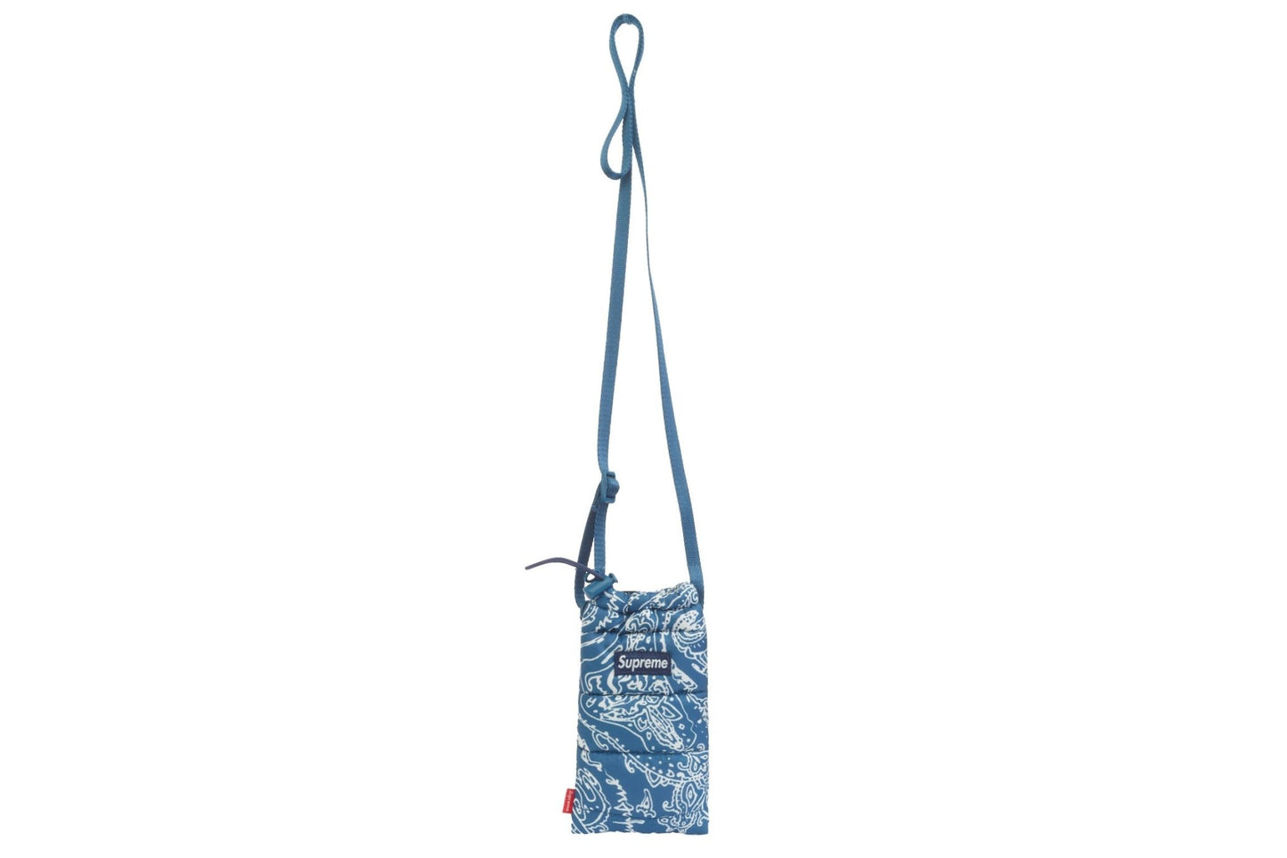 Supreme Puffer Neck Pouch Blue Paisley - Lucid Soles