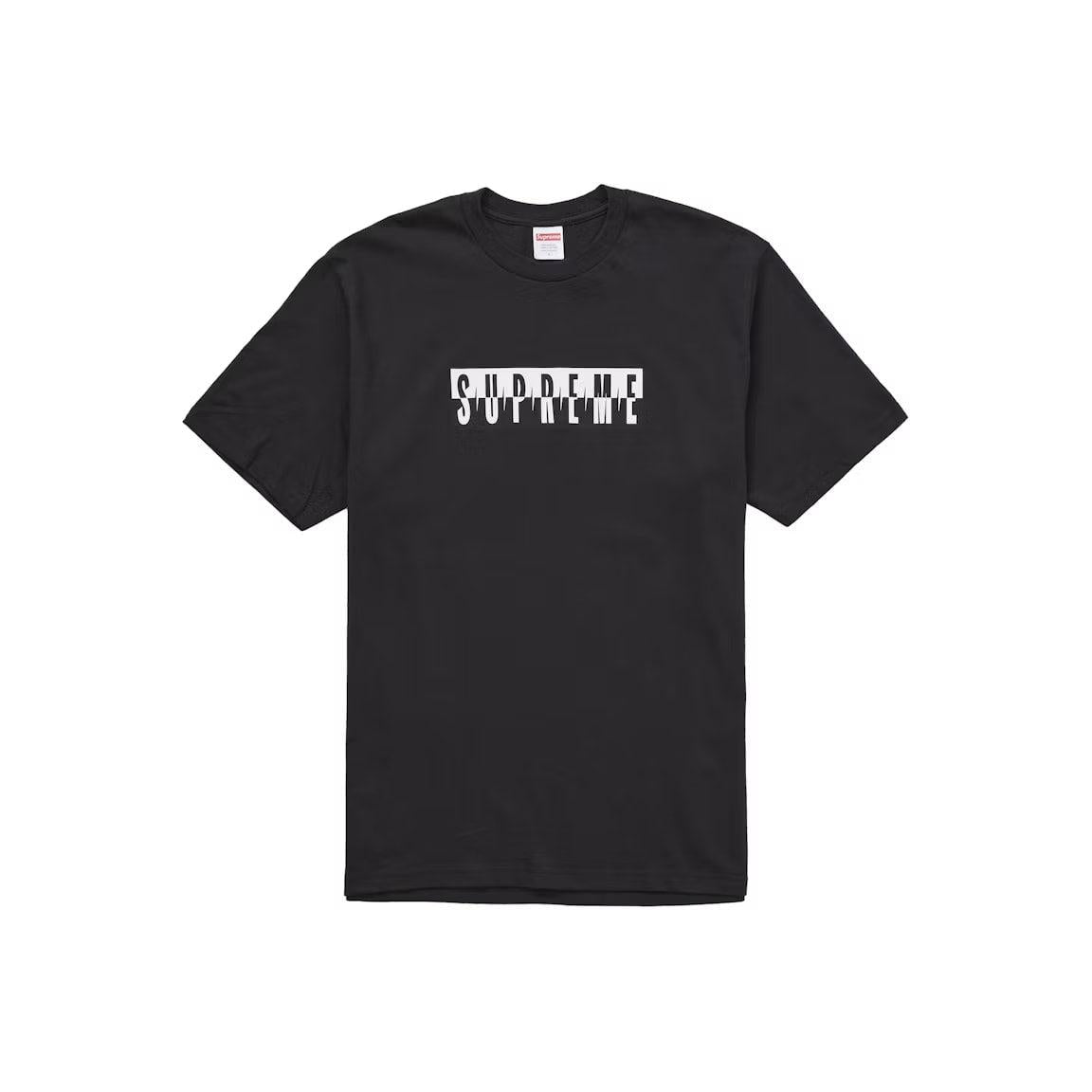 Supreme Split Tee (FW25) Black - Lucid Soles