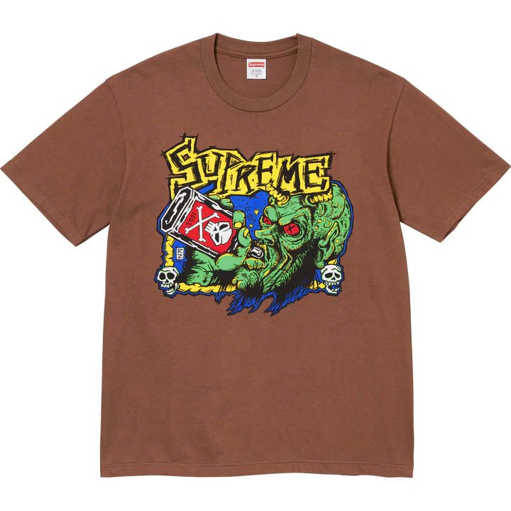 Supreme Fuckin Blowout tee Brown - Lucid Soles