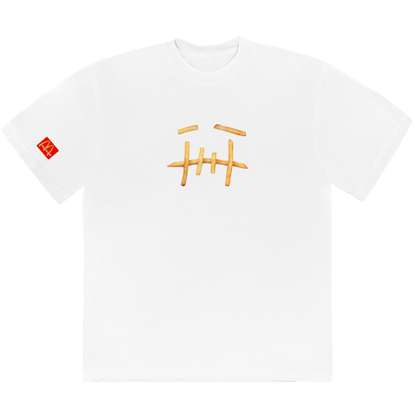 Travis Scott x McDonald's Fry T-shirt White - Lucid Soles