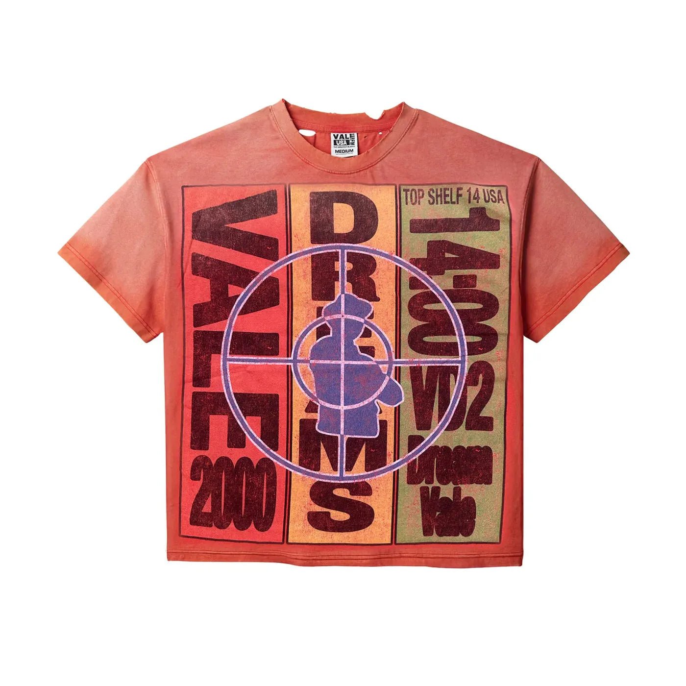Vale Forever Shooting Range Tee (Red) - Lucid Soles