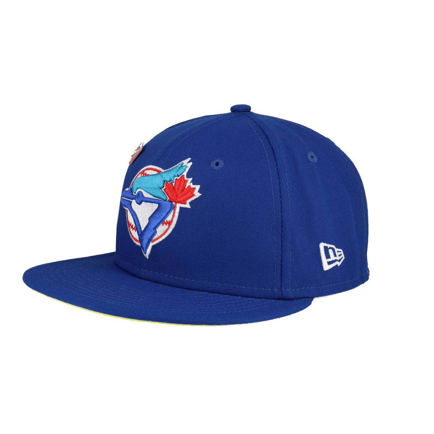 Toronto Blue Jays Citrus Pop 1992 World Series Patch Fitted Hat - Lucid Soles