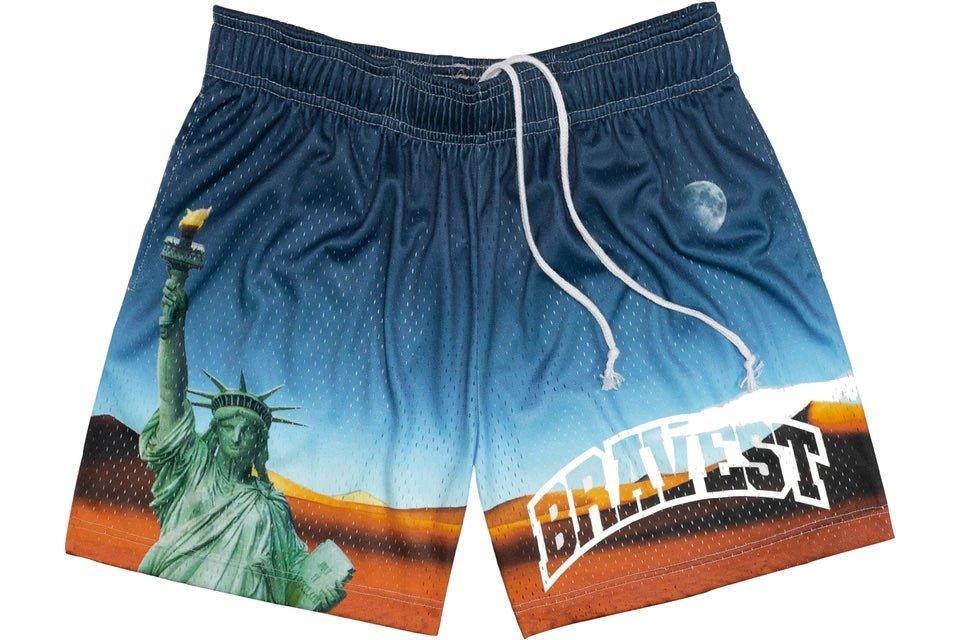 Bravest Studios Statue of Liberty Shorts