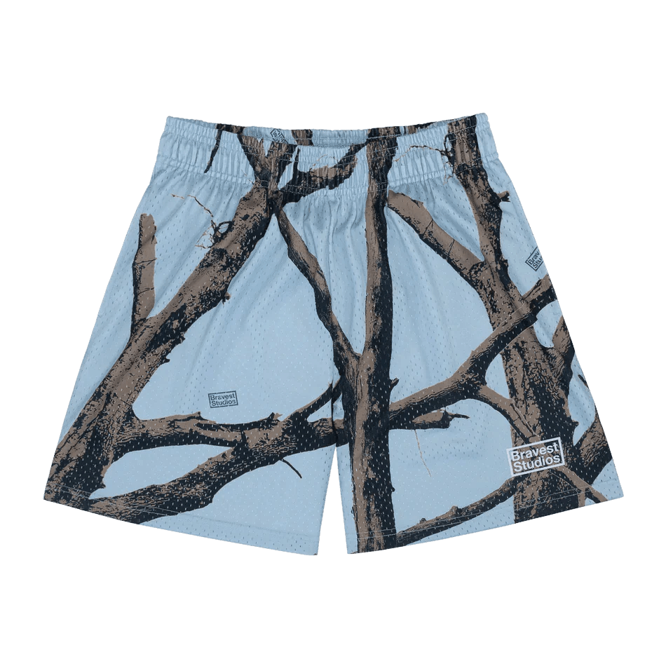 Bravest Studios Tree Camo Short Baby Blue - Lucid Soles