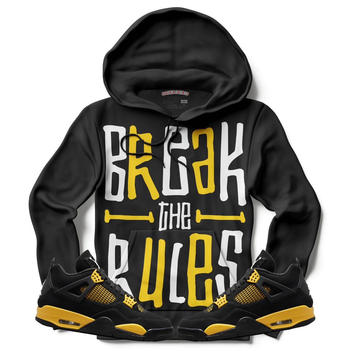 Break The Rules (Air Jordan 4 Thunder) Hoodie - Lucid Soles