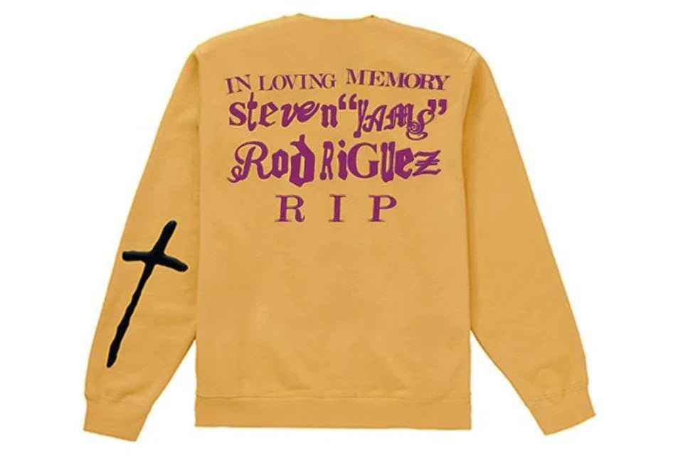 Cactus Plant Flea Market Yams Day In Loving Memory L/S Tee Yellow - Lucid Soles