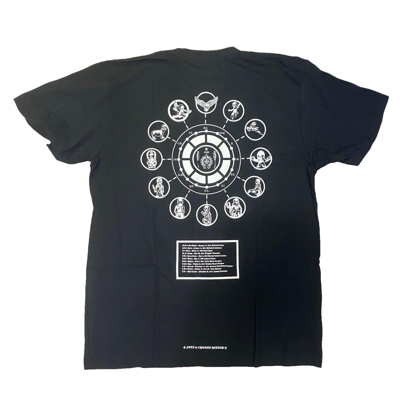 Chrome Hearts FOTI Zodiac T-shirt Black - Lucid Soles