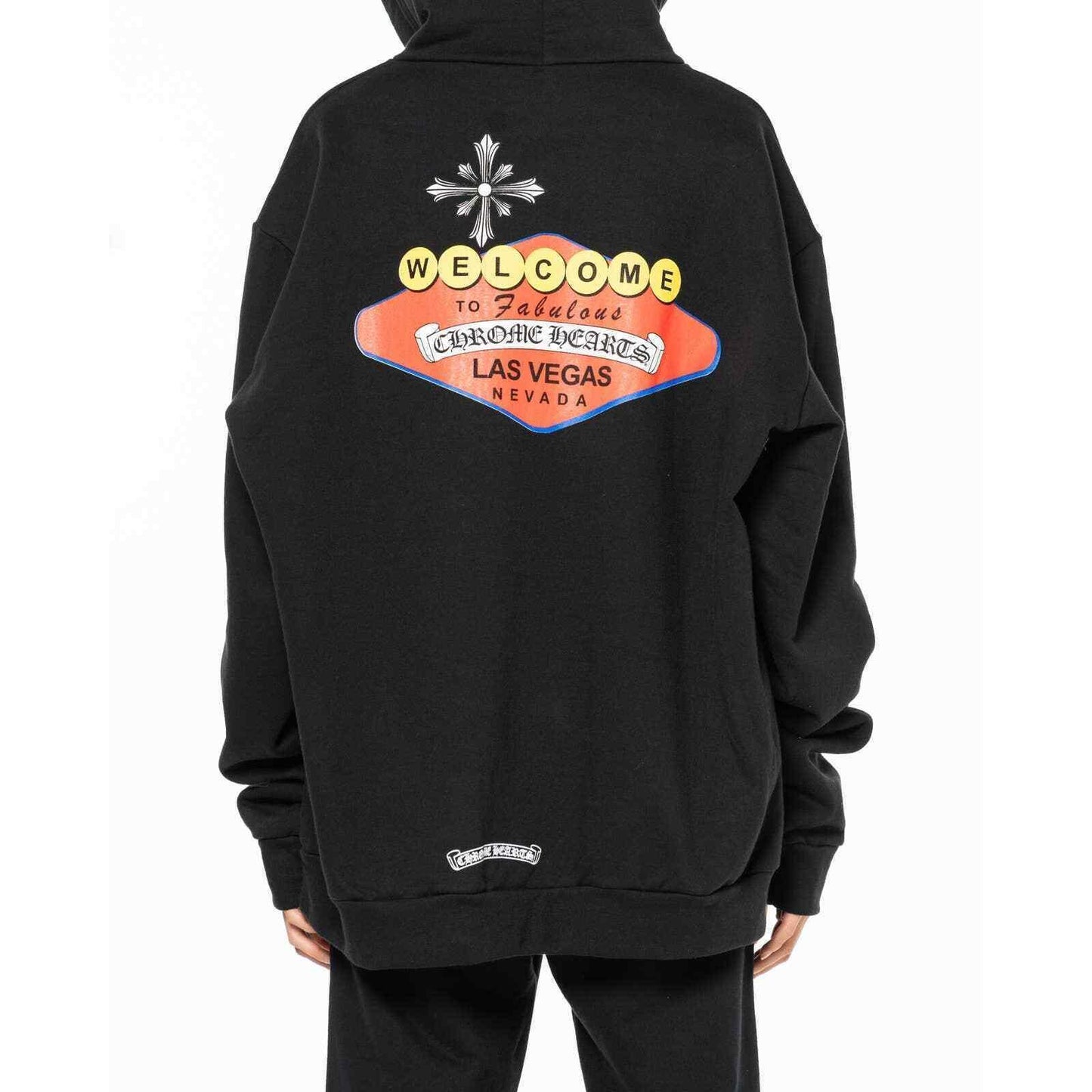 Chrome Hearts Las Vegas Pullover Hoodie Black - Lucid Soles