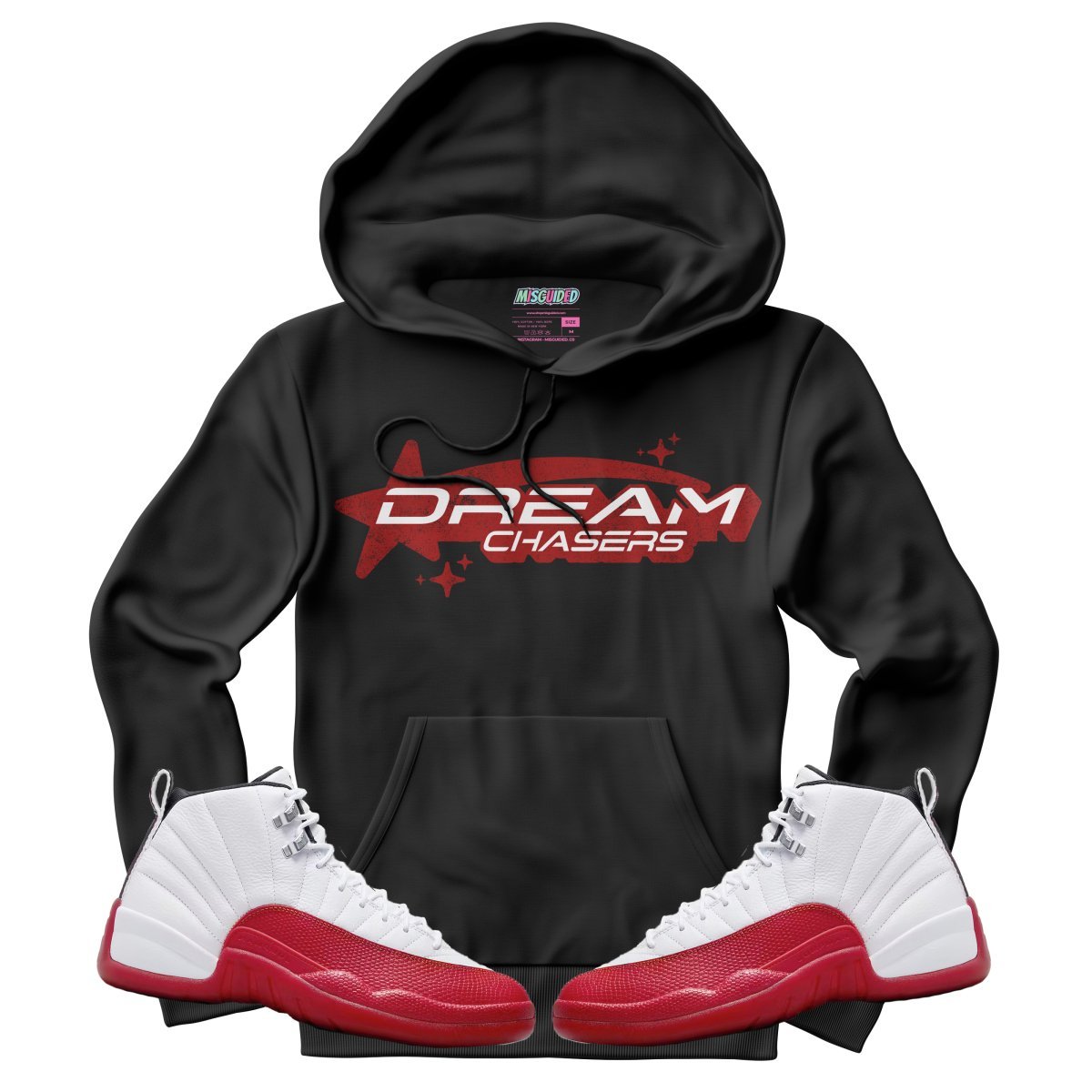 Dream Chasers (Air Jordan 12 Cherry) Hoodie - Lucid Soles